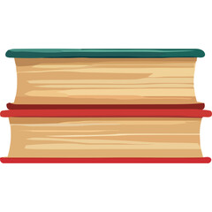 pair of school books supplies