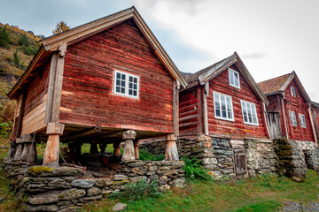 Red cottages © Maciej Hałucha