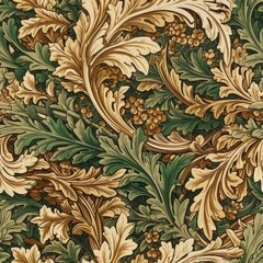 Vintage floral pattern, Seamless retro texture, Classic vintage wallpaper