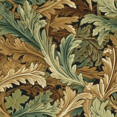 Vintage floral pattern, Seamless retro texture, Classic vintage wallpaper