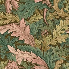 Vintage floral pattern, Seamless retro texture, Classic vintage wallpaper