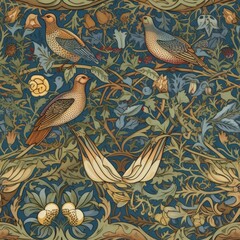 Vintage floral pattern, Seamless retro texture, Classic vintage wallpaper