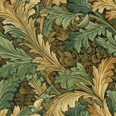 Vintage floral pattern, Seamless retro texture, Classic vintage wallpaper