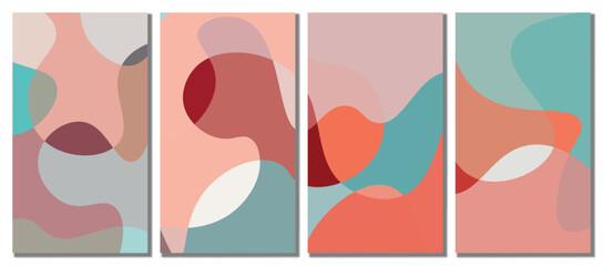 Abstract wavy set background.