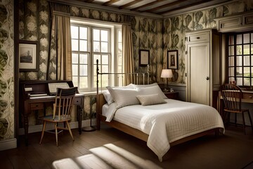 interior of a bedroom Generated Ai