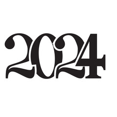 Obraz premium 2024, ano 2024, feliz ano novo 2024, 2024 vetor, 2k24, 