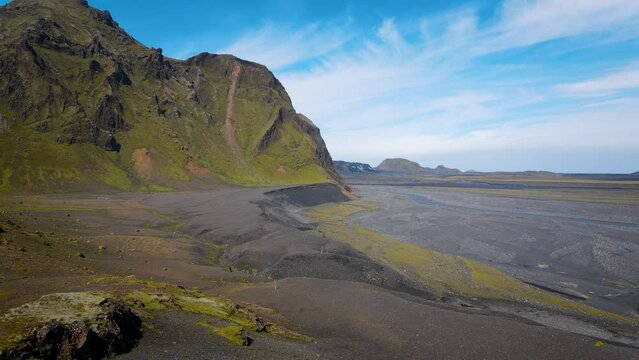 Thakgil in Iceland Flug mit Drohne 5
