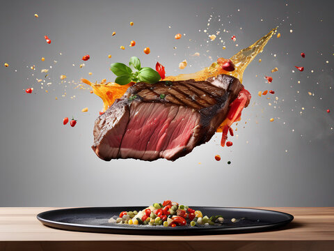 A Sizzling Steak with a Splash of Style