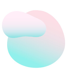 Abstract Bright Gradient Colored Shape Icon 
