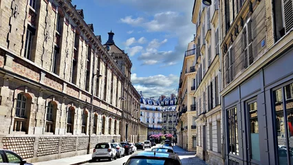 Foto op Canvas Esplendor arquitectónico, una maravillosa calle Parisina © carmen