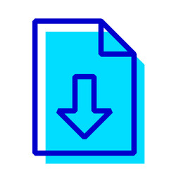 ファイル、書類を表す2色スタイルのアイコン