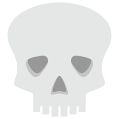 Skull icon vector illustration for happy Halloween event celebration. Skull icon that can be used as symbol, sign or decoration. Skull icon graphic resource for Halloween theme vector design