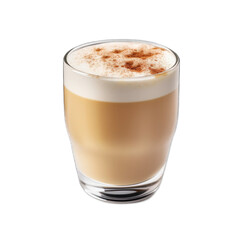 Eggnog Latte with a Twist isolated on transparent background