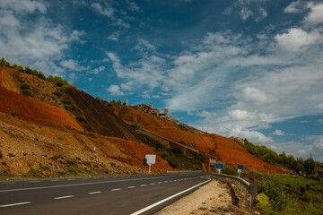 Inside Monteponi mine, Sardinia, Italy