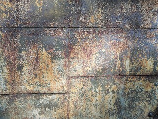 rust on the wall