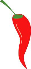Red chili, hot pepper, chili Illustration, chili clipart 