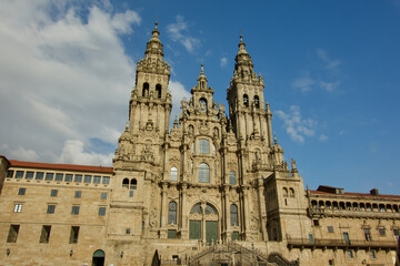Fototapeta na wymiar Santiago de Compostala, cathedral, camino, saint Jacob