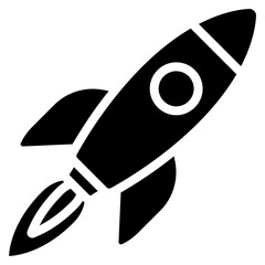 Rocket Ship Launch Icon