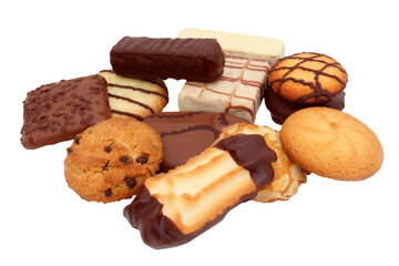 Dry biscuits / Transparent background