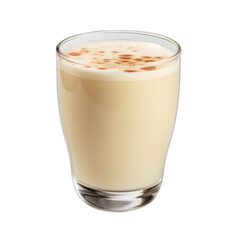Eggnog Latte with a Twist isolated on transparent background