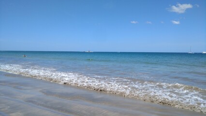 beach and sea