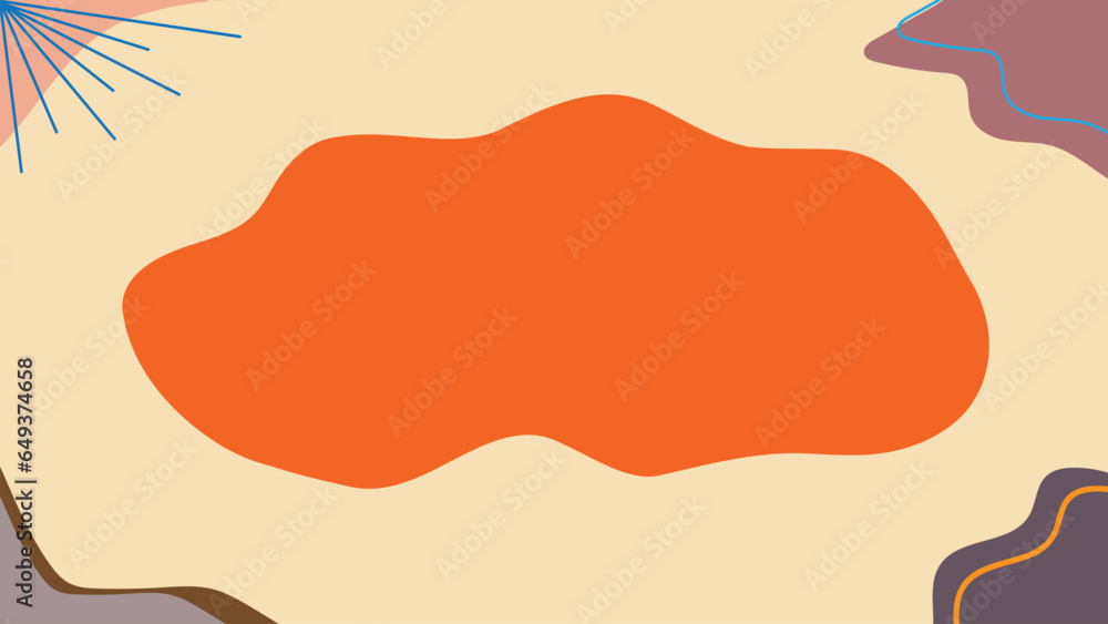 Poster abstract background design with a combination of palette colors suitable for ppt backgrounds
