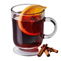 Mulled Wine isolated on transparent background