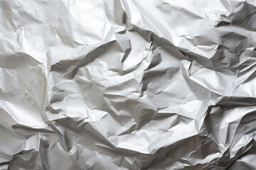 backgraund crumpled silver paper