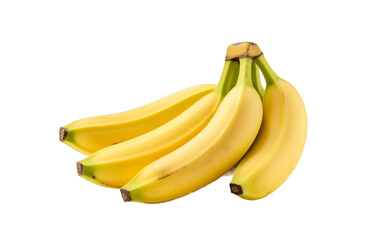 Fototapeta na wymiar delicious Banana on tranparent background generative ai