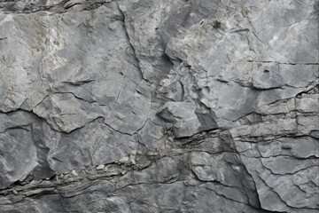 Gray Granite Texture. Rough and Grungy Stone Surface with Broken and Uneven Cracks, Abandoned Wallpaper or Background