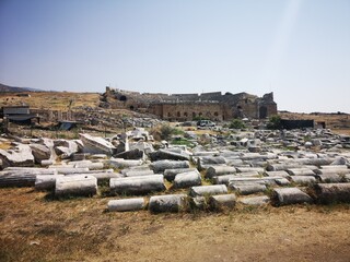 Hierapolis, römische Stadt in der Türkei - 649382822