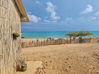Obraz premium MAR DEI CARAIBI, SPIAGGIA A CABO DE LA VELA, LA GUAJIRA, COLOMBIA