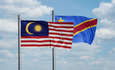 Congo and Malaysia flag