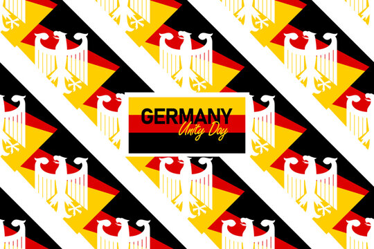 German independence day german unity day german republic day tag der deutschen einheit. deutschland language banner design German independence day germany unity days