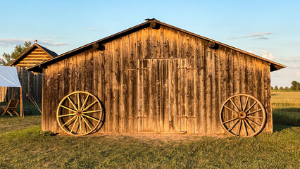 Obraz premium Fort Belmont Historic site in Jackson Minnesota