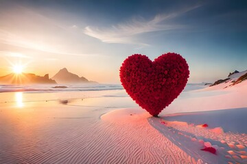 Fototapeta premium heart in the sky