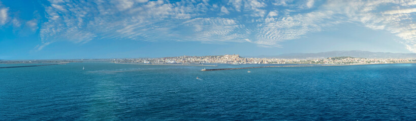 Fototapeta na wymiar view of the island of Sardinia