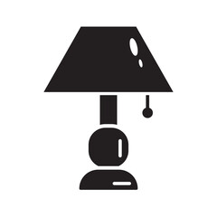 night lamp icon logo vector design template