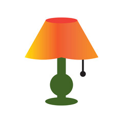 night lamp icon logo vector design template