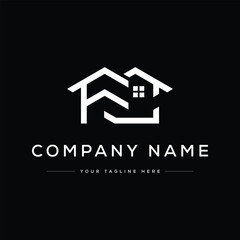 Letter FC Real Estate Logo Design