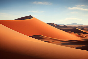 Dune 45 (large dunes in Namibia have numbers) in the Namib desert, Africa, a 170m high star sand dune around 45 km from Sesriem on the way to Sossusvlei.