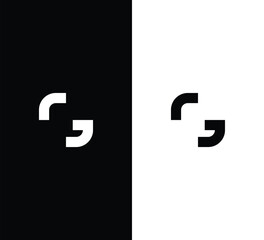 Obraz premium Modern letter G Vector Logo Design