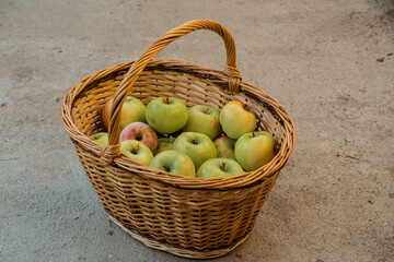 apples in basket
