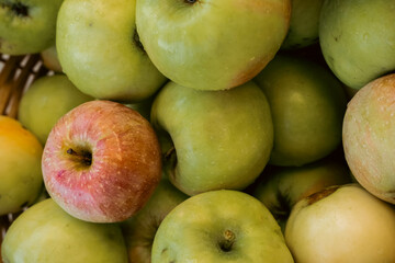 apples in basket