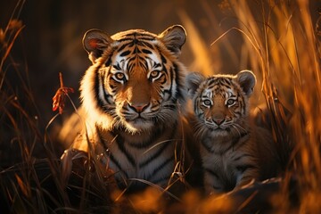 Tiger - obrazy, fototapety, plakaty