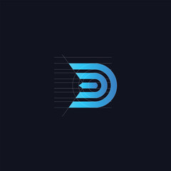 D logo