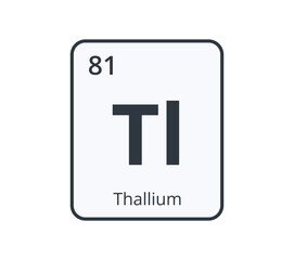 Thallium Chemical Symbol. 