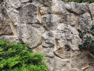 Naklejka premium Stone wall