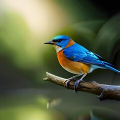 Fototapeta premium lilac breasted roller on a branch