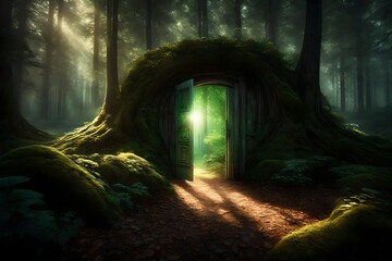 door in the forest